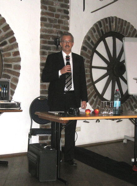 Dr.-Ing. Heribert Oberhem (Currenta), der fachliche Leiter des Seminars (Bild: Drathen)