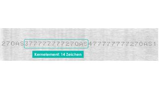 Mit nur 14 beliebigen Zeichen des patentierten Coil-DNA-Codes ist eine eindeutige Identifikation möglich. (Bild: Coil DNA)