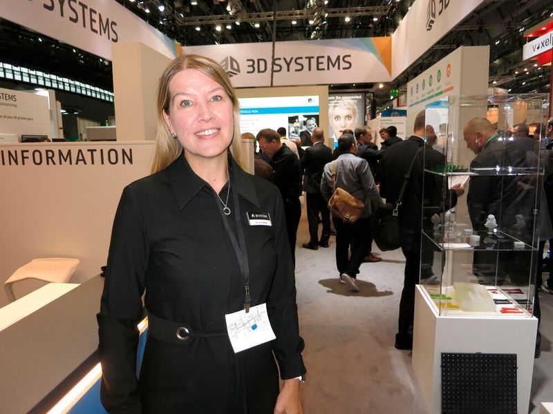 Nicole Clement, 3D Systems „Jeder neue Player belebt das Geschäft.“ (Reinhardt / Devicemed)