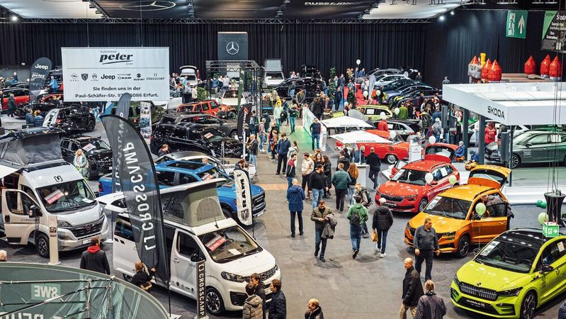 Die Automesse Erfurt wird künftig von der örtlichen Messegesellschaft, der Messe Erfurt GmbH, durchgeführt.(Bild:  Viveart/ Patricia Schumann)