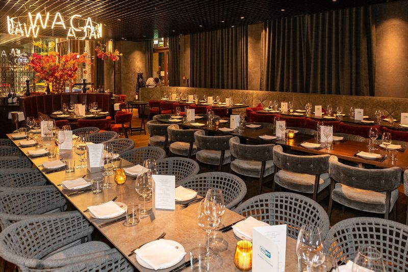 Das Restaurant Waca ist bereit für das Gala-Dinner. (Bild: Claus Uhlendorf / Eset)
