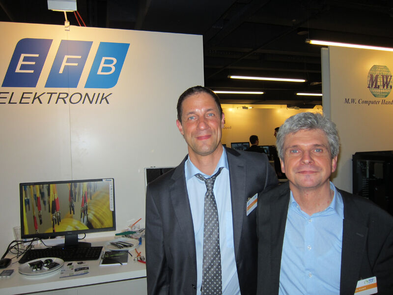 Gerold Rehrmann und Danilo Kunert (r.), EFB  (Bild: IT-BUSINESS)