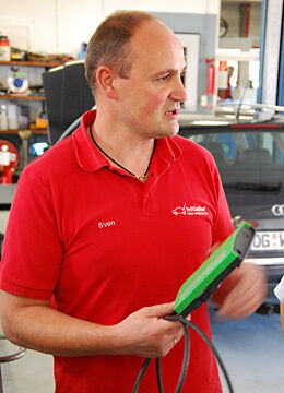 Sven Wangler legt viel Wert auf Sauberkeit und eine gute technische Ausstattung. (Archiv: Vogel Business Media)