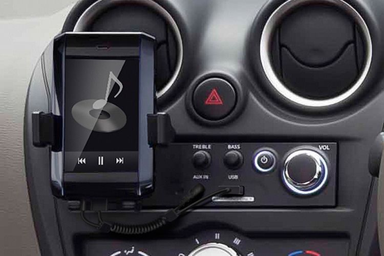 Konzipiert für junge Kunden: Der „Go“ kommt mit integrierter Docking-Station für Smartphones auf den Markt. (Foto: Nissan/Datsun)