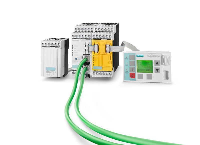 The process industry benefits from a high-performance and intelligent motor management system such as Simocode pro. (Siemens)