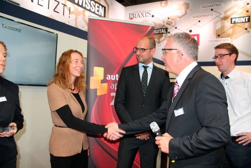 Unter allen sechs Shortlist-Platzierten wurden am 23. November 2016 auf der SPS IPC Drives in Nürnberg die zwei besten Automatisierungs-Apps mit dem automation app award von elektrotechnik gekürt. (elektrotechnik)