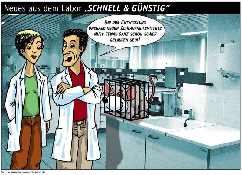 Übersicht unserer Bildergalerien (Comic: www.rainer-e-ruehl.blogspot.com) (Bild: LABORPRAXIS/Rühl)