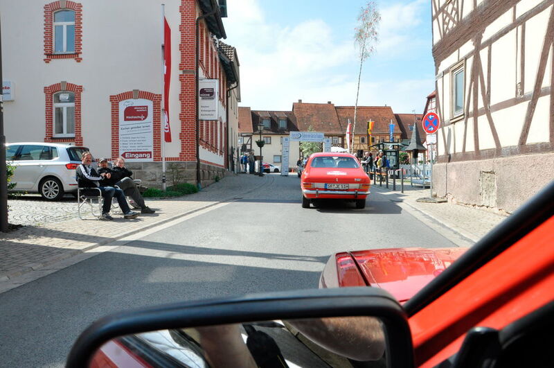 Die Rallye führte durch verschiedene Städte und Dörfer Unterfrankens. (Foto: Grimm/Dominsky)