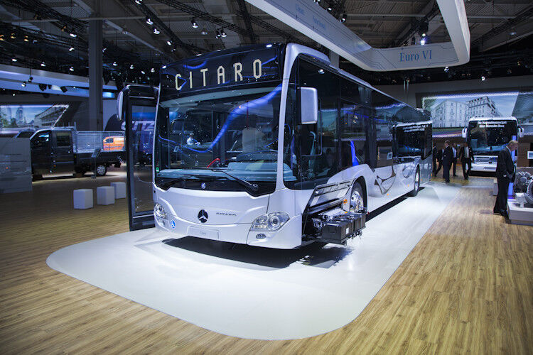 Der neue Citaro fährt ebenfalls mit Euro-6-Technologie. (Foto: Suffner)
