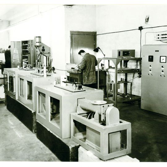 Erste Werkhalle der Brabender Technologie KG (Ende 1950er Jahre) Erste Werkhalle der Brabender Technologie KG (Ende 1950er Jahre)