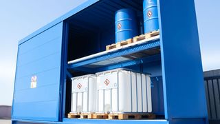 Ab August startet Denios die Produktion seines weiterentwickelten Gefahrstofflagers SC. (Denios)