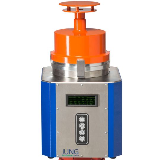 Das neue Staubsammelgerät VC 25 JI mit dem Messkopf für Feinstaub(Bild:  Jung Instruments)