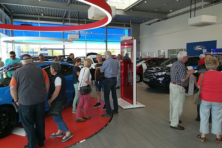 Der neue Ford-Store hat eine Fläche von 700 Quadratmetern. (Hermann-Gruppe)