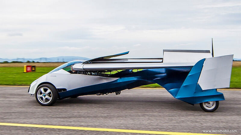Ein Stahlgerippe und Carbon machen das Aeromobil 450 kg leicht. (Bild: Aeromobil)