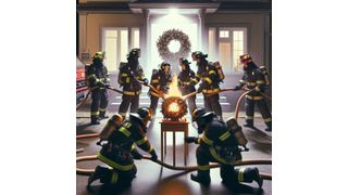 Wie sich das vermeiden lässt, was im Brandfall zu tun ist und wie der Start ins neue Jahr unfallfrei gelingt, erklärt Ergo-Expertin Janna Poll. (Bild: KI-generiert)