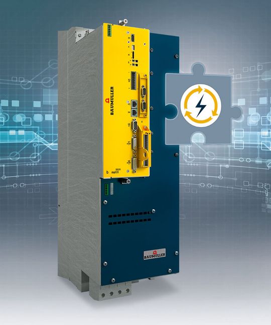 Mit der neu entwickelten Software-Lösung Smart Energy Monitoring kann der  Energieverbrauch jeder einzelnen Achse pro Zyklus ermittelt und optimiert werden.(Bild:  Baumüller)