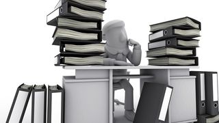 So mancher Projektingenieur versinkt bei der Planung im Dokumentenwust. (Bild: Fotolia)