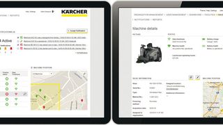 Durch das moderne Flottenmanagement bei Kärcher erhält jeder Nutzer die für ihn relevanten Informationen. (Bild: Kärcher)