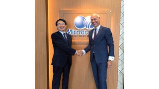 Hiroshi Nakamura, Executive Vice President Nikkiso Co. Ltd. (l.) und Andries Verder, Eigentümer Verder Gruppe (r.) (Vercer Scientific)
