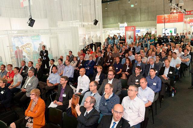 Gut besucht war das Innovations-Symposium auf der 1. Swsis Medtech Expo in Luzern. (Bild: Messe Luzern)