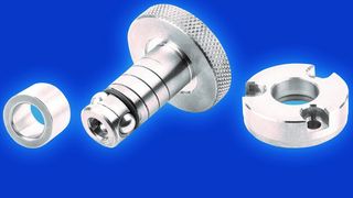 Das Heinrich Kipp Werk hat seiner Positionier- und Spannsystem-Reihe namens Ball lock jetzt eine Edelstahlausführung hinzugefügt.  (Kipp)