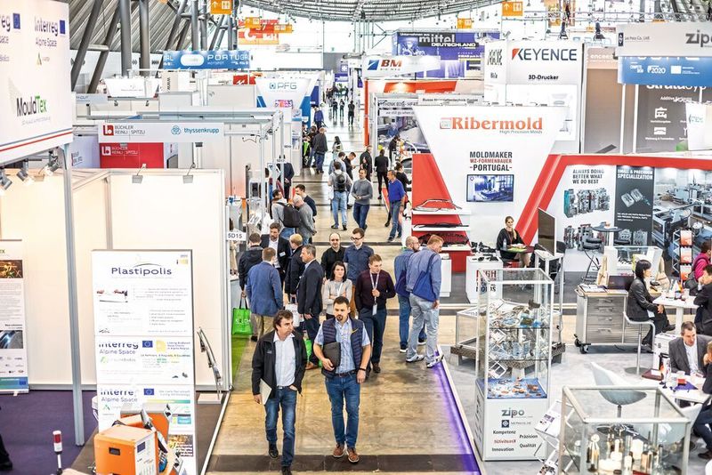Moulding Expo 2019 again united the industry and its suppliers. (Messe Stuttgart)