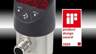 Der elektronische Druckschalter mit Anzeige vom Typ PSD-30 von Wika wurde mit dem iF product design award ausgezeichnet.  (Bild: Wika)