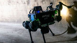Der autonome Roboter Anymal inspiziert im Rahmen des Forschungsprojekts Thing die Kanalisation der Stadt Zürich, Schweiz.  (ETH Zürich / Daniel Winkler)