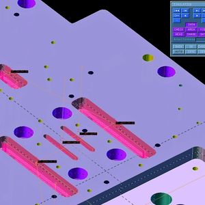 Bild 2: NC-Programme für Bohrungen, Rechteck- und Langlochtaschen entstehen Feature-gestützt.