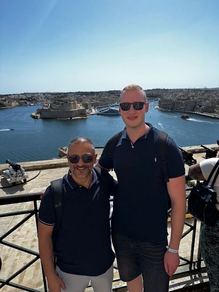 Die Dortmunder (l.) Ecevit Gueneser und Justin Bachmann (Tarox). (Bild: Vogel IT-Medien )