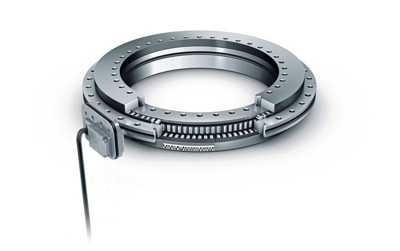 Das Rundtischlager wurde mit einem neuen Kunststoffkäfig und einem massiveren Lagerring ausgestattet. (Schaeffler)