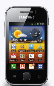 Das Samsung-Smartphone Galaxy Y S5360 gibt es nur bei ALDI Nord. (Archiv: Vogel Business Media)