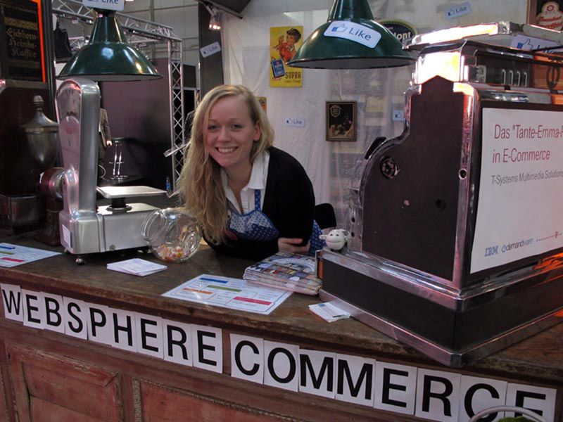 T-Systems machte Online-Händlern das Tante-Emma-Prinzip für Facebook schmackhaft. (Bild: ds)