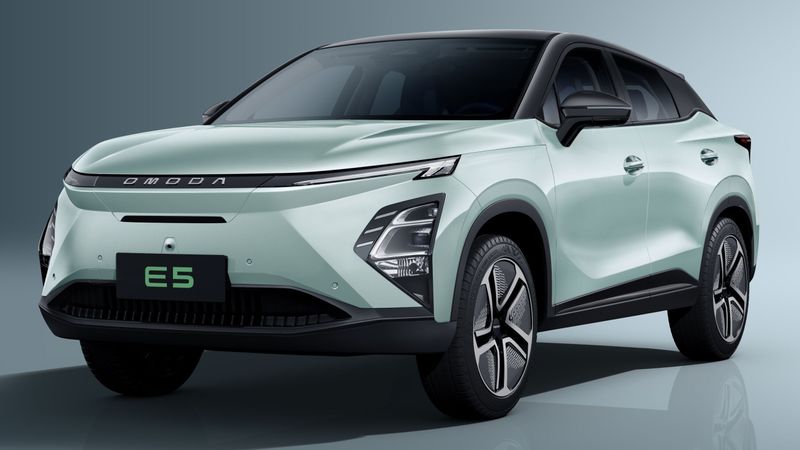 Der Omoda 5 EV von Chery soll ab nächsten Sommer in Barcelona vom Band laufen.(Omoda)