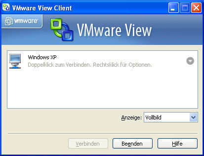 Die Benutzer stellen über den Vmware View Client die Verbindung zu ihren Desktops her. (Archiv: Vogel Business Media)