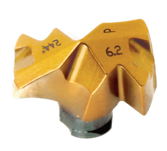 In its centenary year, Taegutec will return to Mach after a10-year absence. Illustrated here is the indexable drill head of the company's new Drill Rush line. (Source: Taegutec)