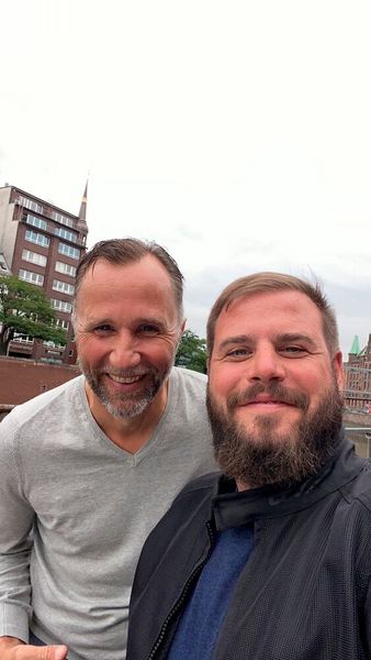 Hamburg ist erreicht – hier mit Jan Jansen (Bild: Herweck)