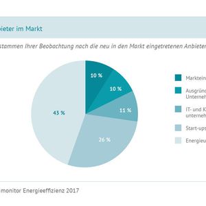 Welche Anbieter sind neu am Energieeffizienzmarkt?