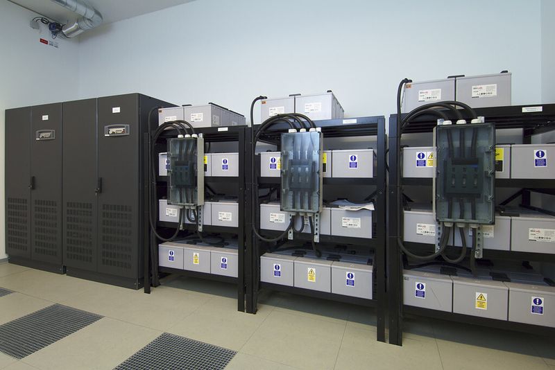 Abbildung 5: Die Anlagen zur unterbrechungsfreien Stromversorgung inklusive Batterie-Anlage sind in zwei brandschutztechnisch getrennten Räumen untergebracht und erreichen eine Redundanz von 2(2n+1). (Bild: Rittal)