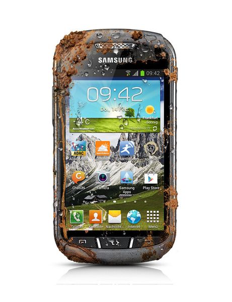 Das Galaxy Xcover 2 gibt es unter anderem in der Farbe „Titan-gray“. (Bild: Samsung)