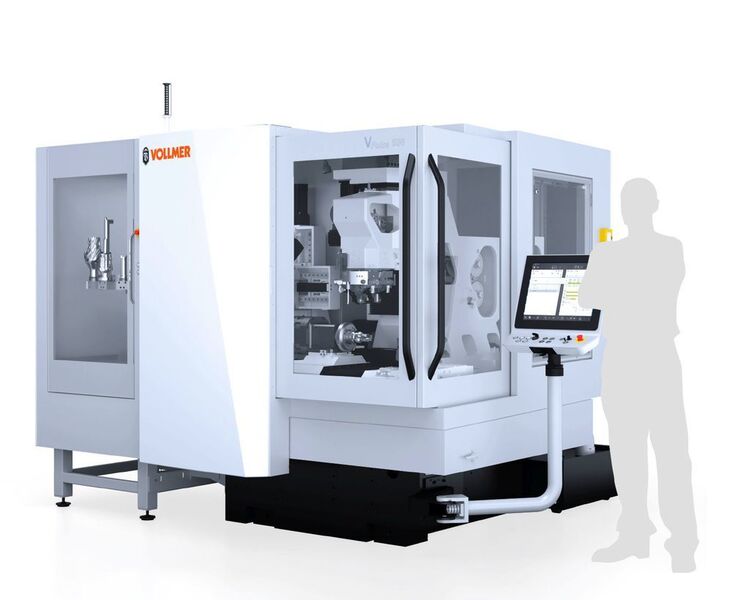 Die Vollmer-Drahterodiermaschine VPulse 500 sorge mit ihrer modernen Maschinenkinematik dafür, dass damit gefertigte Profile besonders akkurat werden. Wie Vollmer sagt, spielt die Anlage ihre Stärken vor allem in der Produktion und Instandhaltung aus. (Vollmer)