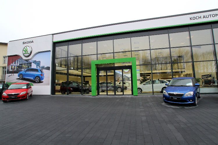 Fließende Übergänge von außen nach innen pägen die neue Skoda-CI. (Foto: Koch Automobile)