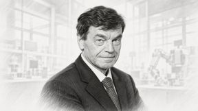 Gedenkgrafik zu Prof. Dr.-Ing. Klaus Feldmann, der die Elektronikfertigung und insbesondere die 3D-MID-Forschung in Deutschland über Jahrzehnte maßgeblich geprägt hat. (Bild: KI-modifiziert)