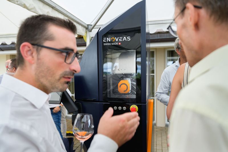 L'équipe d'Enoveas était sur place pour répondre aux nombreuses questions concernant la Silex. (Source : Patrice Schreyer)