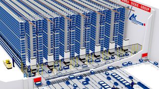 Sieben Gassen soll das Lager nach der Erweiterung haben. Kapazitäten für zwei weitere wurden auch schon eingeplant. (Klinkhammer)