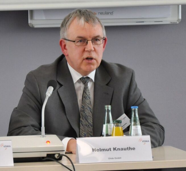 Helmut Knauthe, stellvertretender Sprecher des VDMA Arbeitsgemeinschaft Großanlagenbau: 