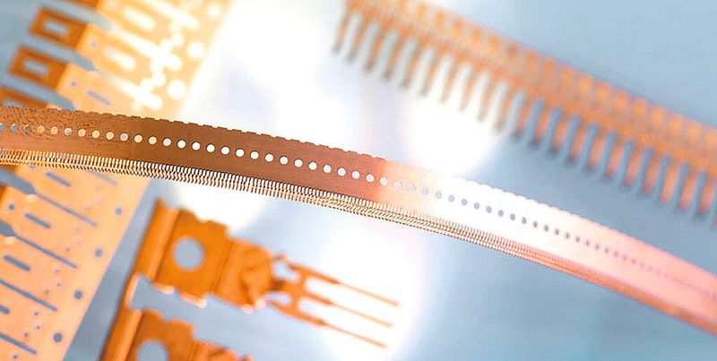 Feinste Stanzungen an Bändern – das ist eine der besonderen Künste, die der Stanzexperte Stepper aus dem Effeff beherrscht. (Bild: Stepper)