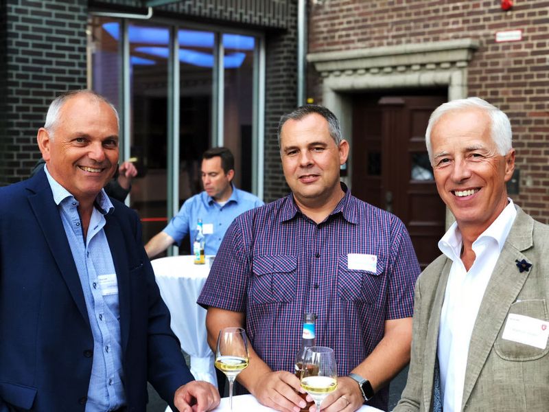 (v. l.) Josef Bacher (Bacher EDV-Beratung), Thomas von Allmen (ti&m services) und Matthias Stadler (Martin Engineering) (G Data)