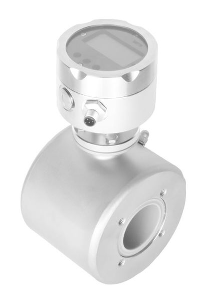 The flow meters hygienic stainless steel design and its aseptic flange make it suitable for sensitive processes in the production and processing of beverages, liquid foods and milk. (GEA)