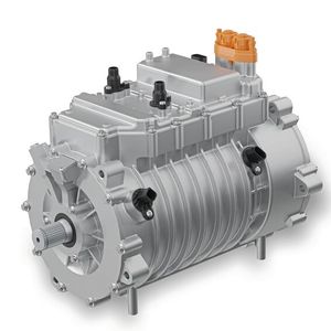 Besticht mit einer Leistungsdichte von 70 Newtonmetern pro Kilogramm Antriebsgewicht: Der E-Antrieb EVSys800. (Bild:  ZF Group)